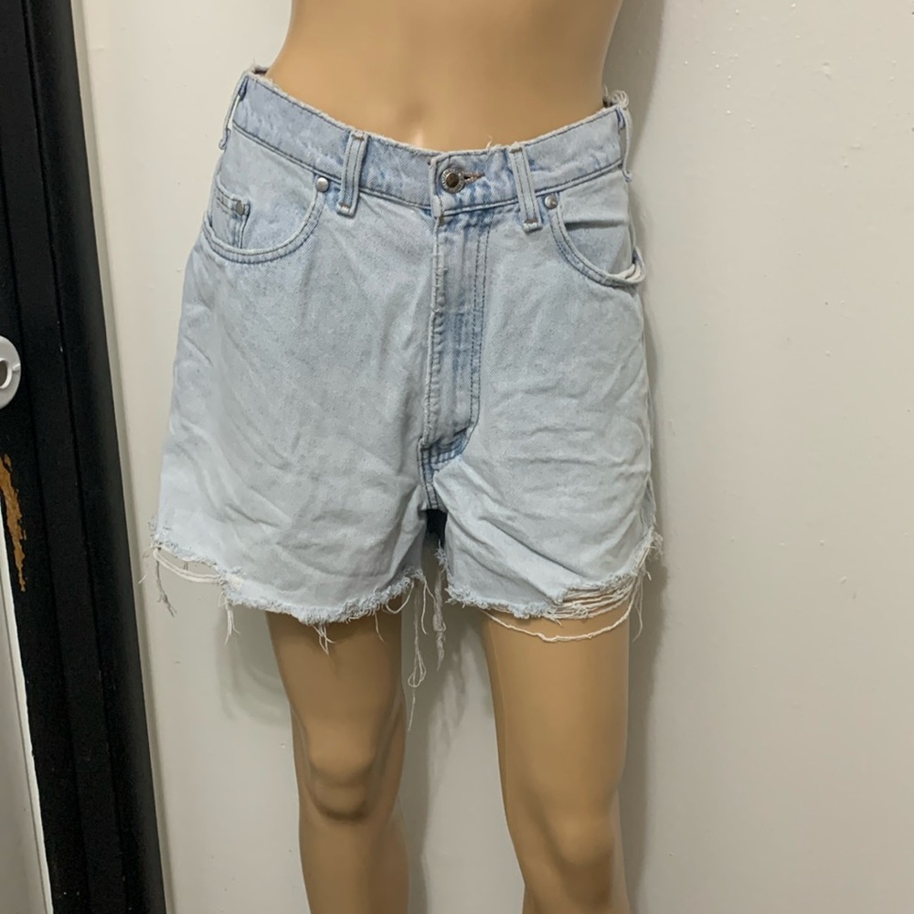 Vintage SilverTab distressed highrise cutoffs